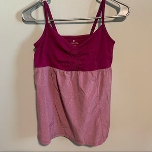 Athleta Magenta Stretchy Spaghetti Strap Top-Sm